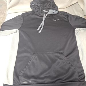 Nike Black and Gray Hoodie